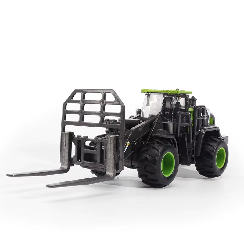 Alloy Engineering Vehicle Toy Models 1:50 Simulated Alloy Excavator, Bulldozer, Road Roller, Crane Boys' Engineering Vehicle Toy
