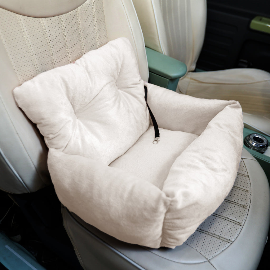 Travel Dog Bed Soft Washable Pet Puppy Cat Car Seat Cushion Comfort Protector--Size- 40X30X30