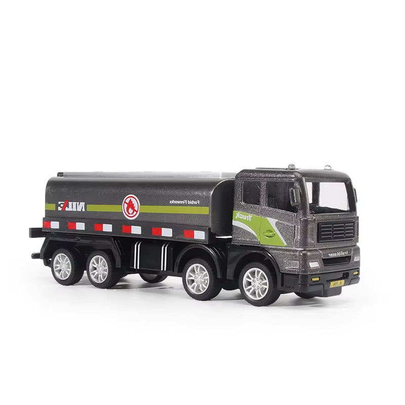 Alloy Engineering Vehicle Toy Models 1:50 Simulated Alloy Excavator, Bulldozer, Road Roller, Crane Boys' Engineering Vehicle Toy