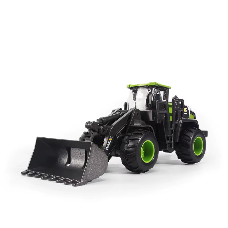 Alloy Engineering Vehicle Toy Models 1:50 Simulated Alloy Excavator, Bulldozer, Road Roller, Crane Boys' Engineering Vehicle Toy