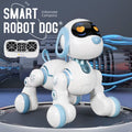 Funny RC Robot Electronic Dog Stunt Dog Voice Command Touch-Sense Music Song Robot Dog for Boys Girls Children'S Toys 18011