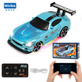 2026 Wintek 1:64 Mini Drift RC Car – Adult Desktop Racing Toy, App-Controlled RC with LED Lights & Adjustable Speed, Cool Gift for Boyfriend & Men